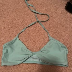 Light blue bikini top